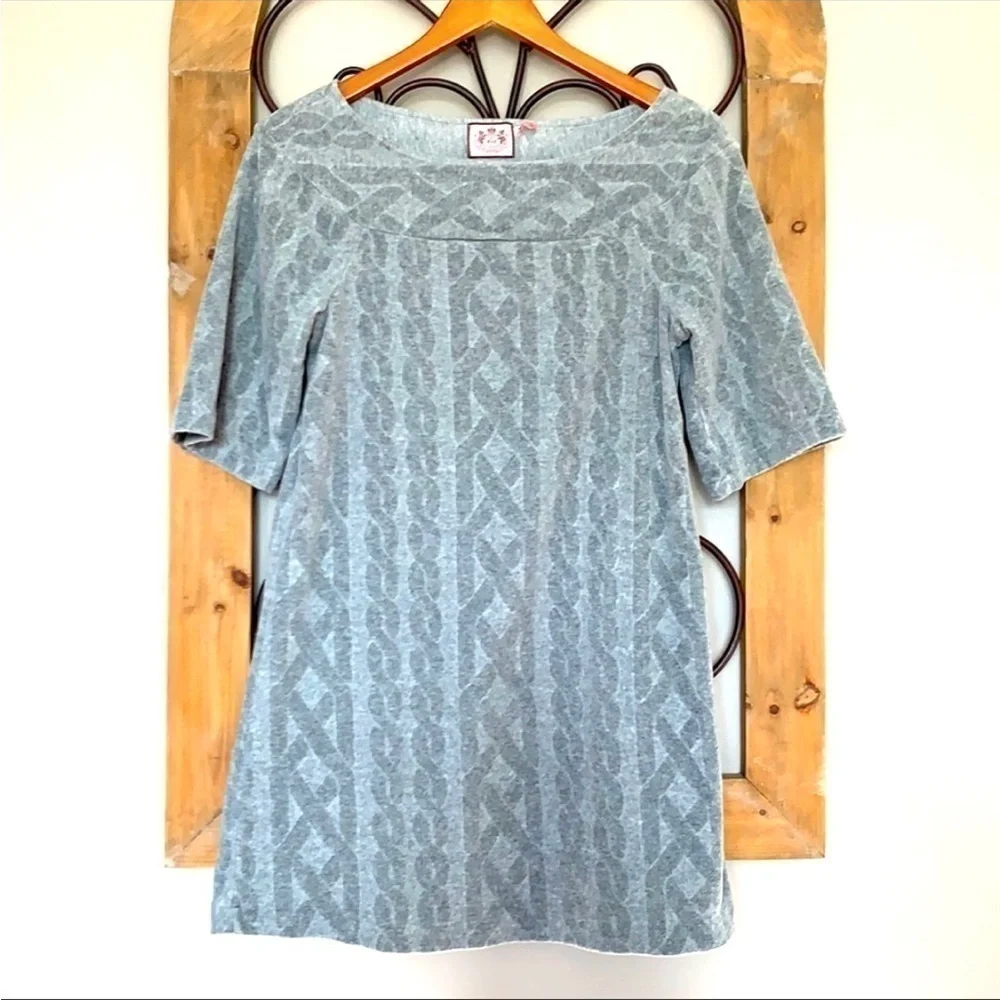 Juicy Couture chain braid velour dress
